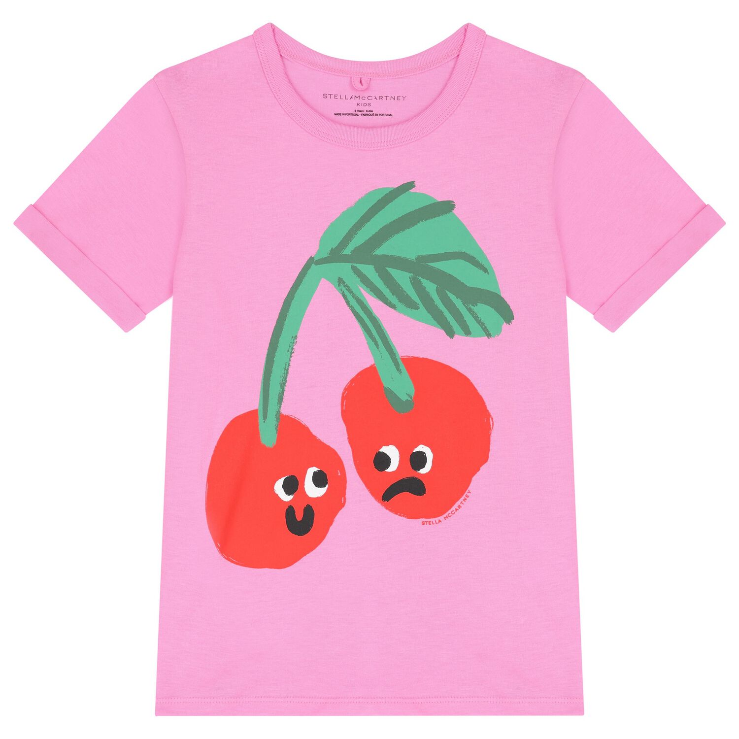 Girls Pink Cherries T-Shirt, 1, hi-res image number null