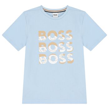 Boys Blue Logo T-Shirt