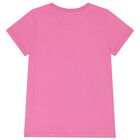 Girls Pink Logo T-Shirt, 2, hi-res