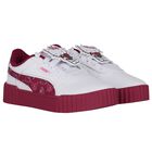 Girls White & Burgundy Hello Kitty Trainers, 1, hi-res