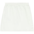 Girls White Logo Skirt, 2, hi-res