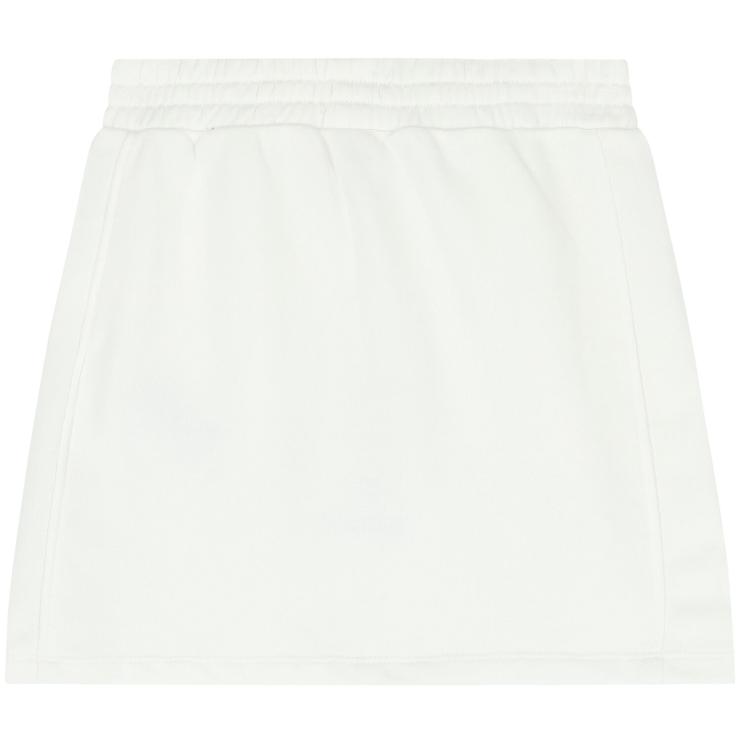 Girls White Logo Skirt, 2, hi-res