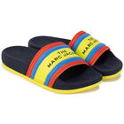 Boys Navy & Red Logo Sliders, 1, hi-res