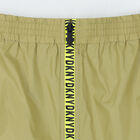 Girls White & Green Logo Dress, 1, hi-res