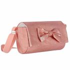 Girls Metallic Pink Handbag, 1, hi-res