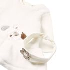 Baby Girls Ivory Faux Fur Dress Set, 1, hi-res