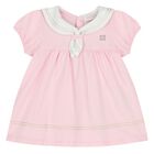 Baby Girls Pink & White Logo Dress Set, 1, hi-res