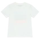 Boys White Logo T-Shirt, 2, hi-res