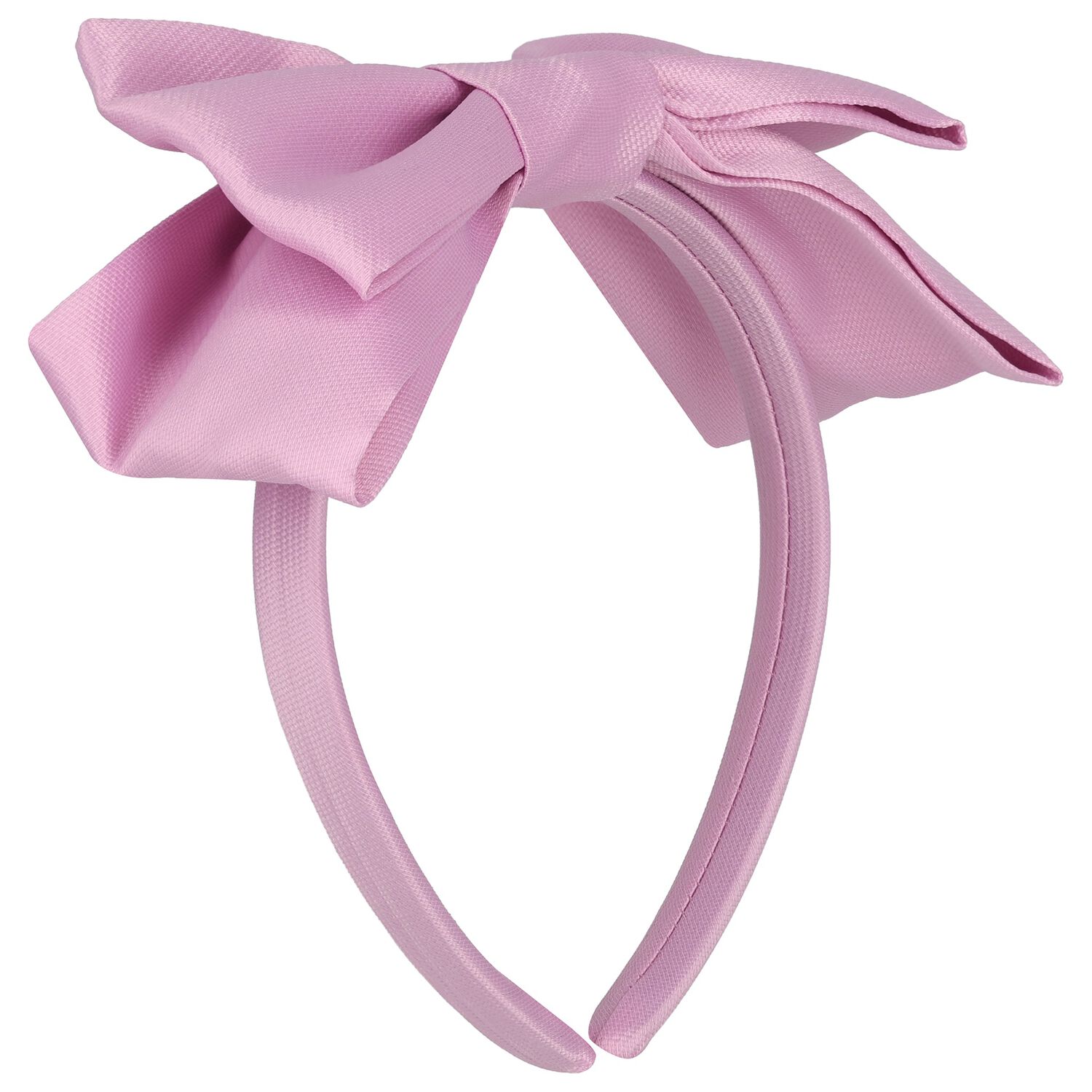 Girls Pink Bow Headband, 3, hi-res