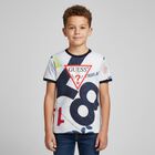 Boys Multi-Coloured Logo T-Shirt, 3, hi-res