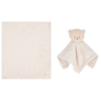 Beige Baby Blanket Gift Set
