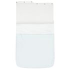 Baby Boys Blue Zig Zag Logo Nest, 1, hi-res