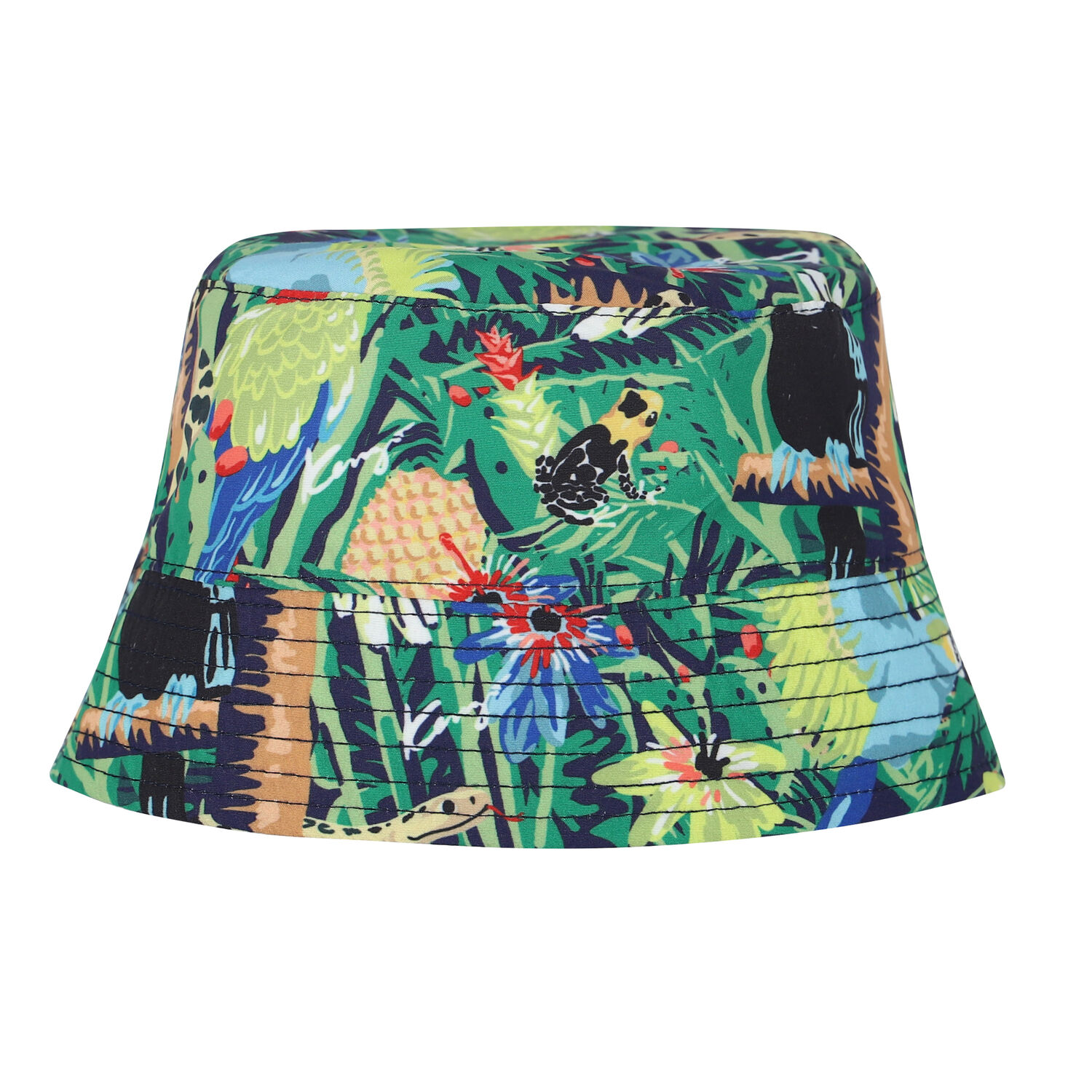 Boys Navy Reversible Logo Bucket Hat, 1, hi-res