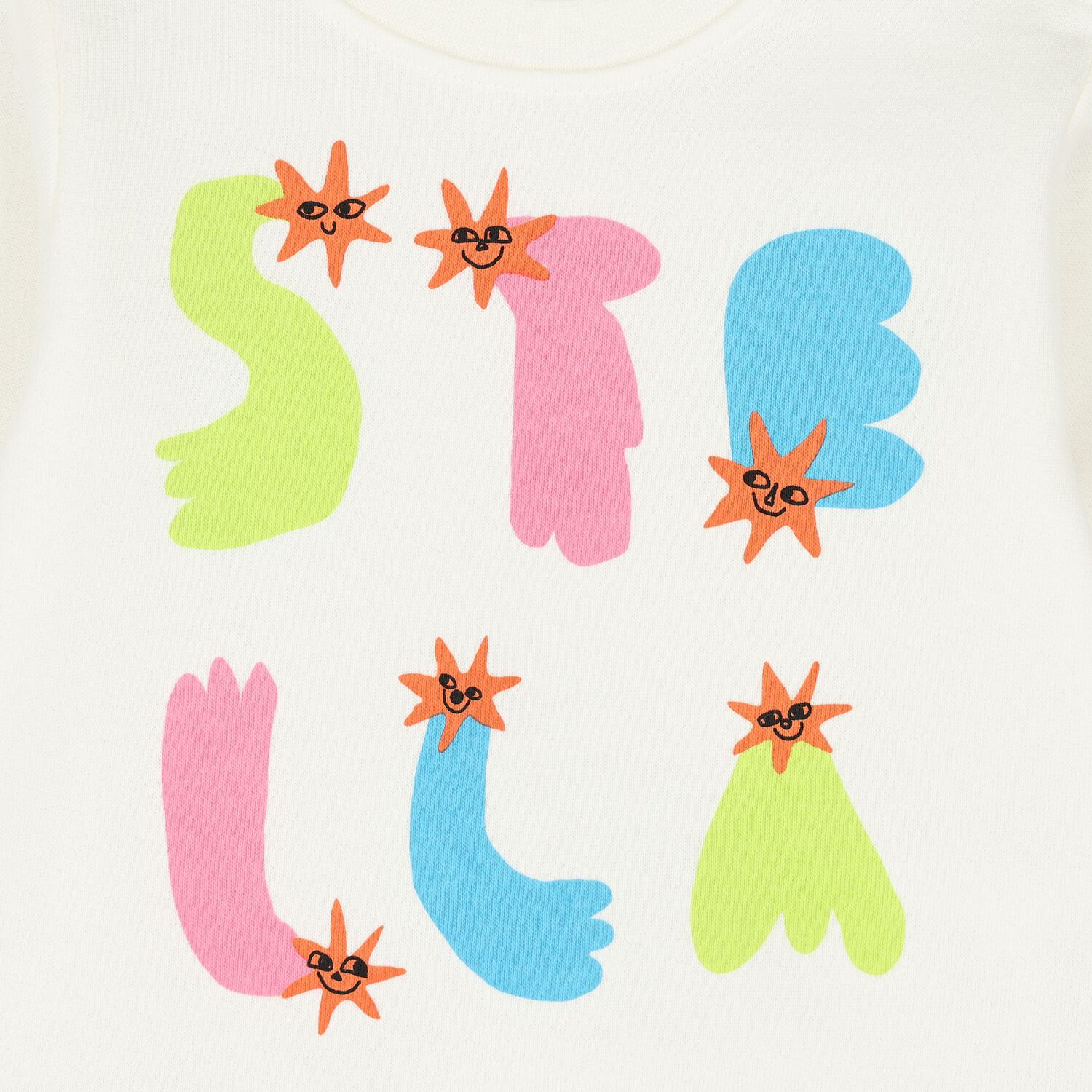 Younger Girls Ivory Logo Sweatshirt, 1, hi-res image number null