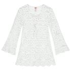 Girls White Lace Tunic, 1, hi-res