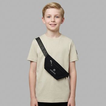 Boys Beige Logo Bag T-Shirt