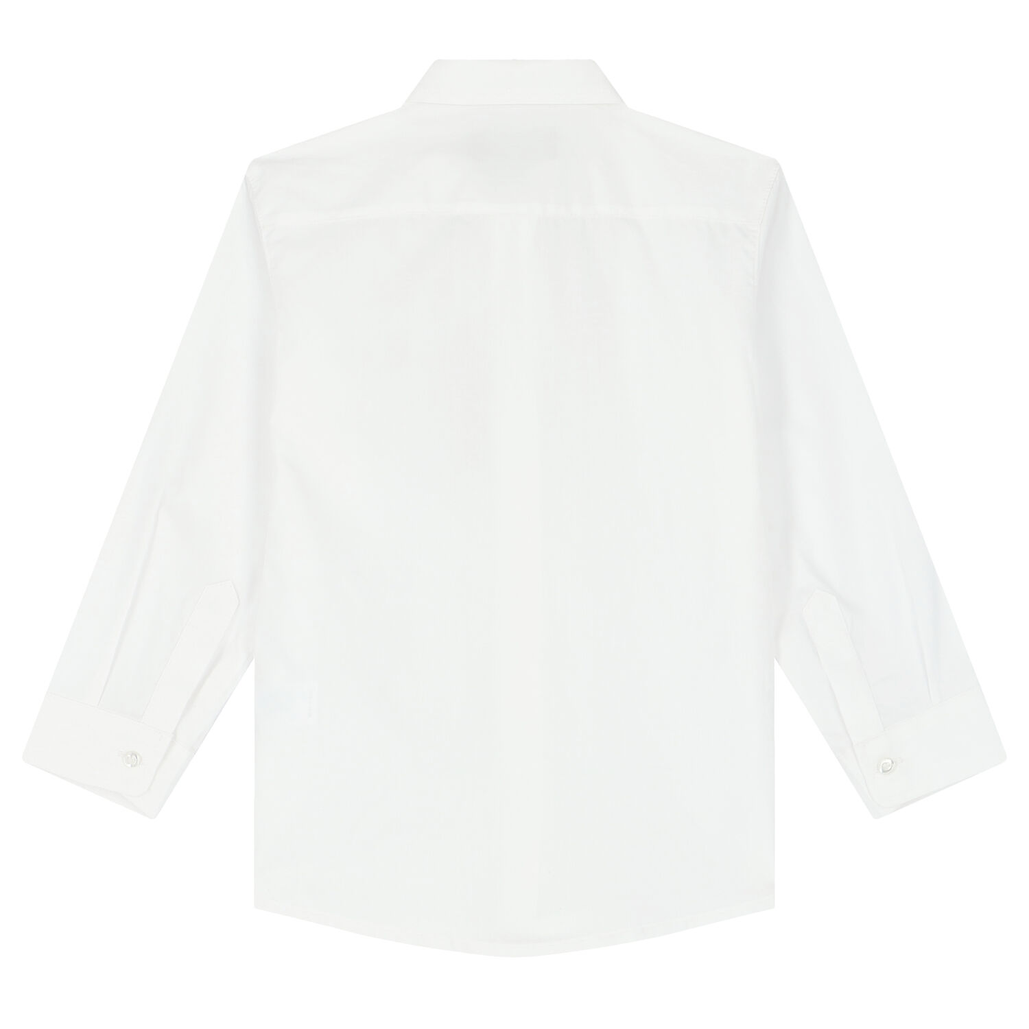 Boys White Logo Shirt, 1, hi-res