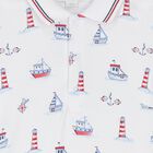 Baby Boys White Seas The Day Rompers, 1, hi-res