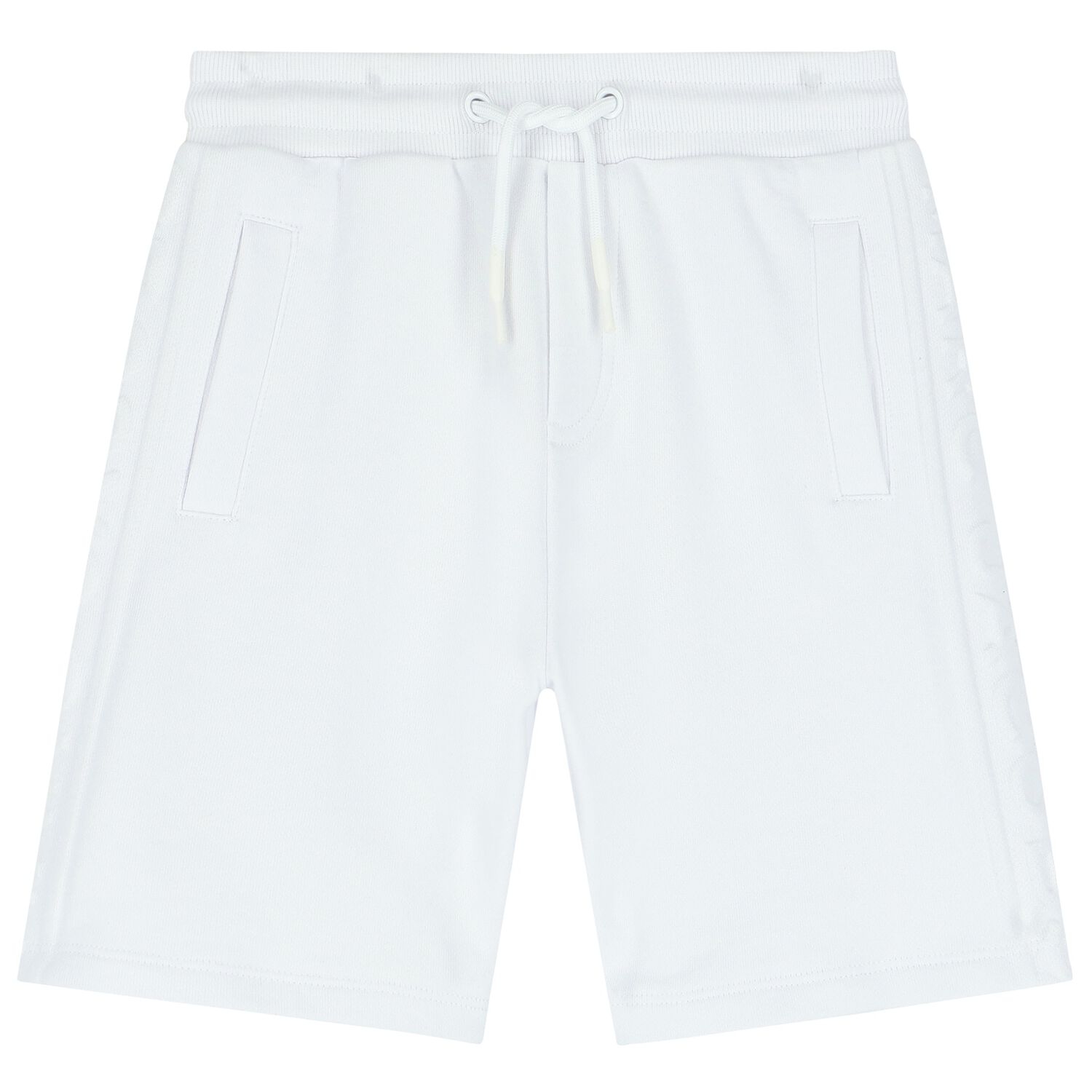 White Logo Bermuda Shorts, 1, hi-res image number null