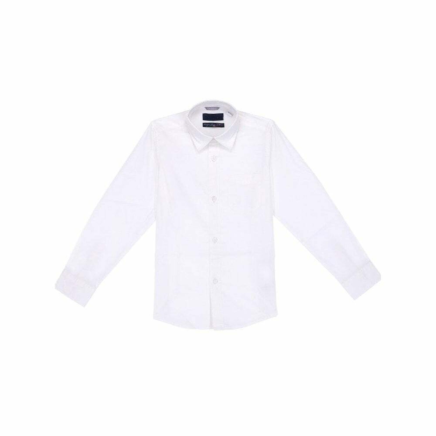 Boys White Long Sleeved Shirt, 1, hi-res image number null