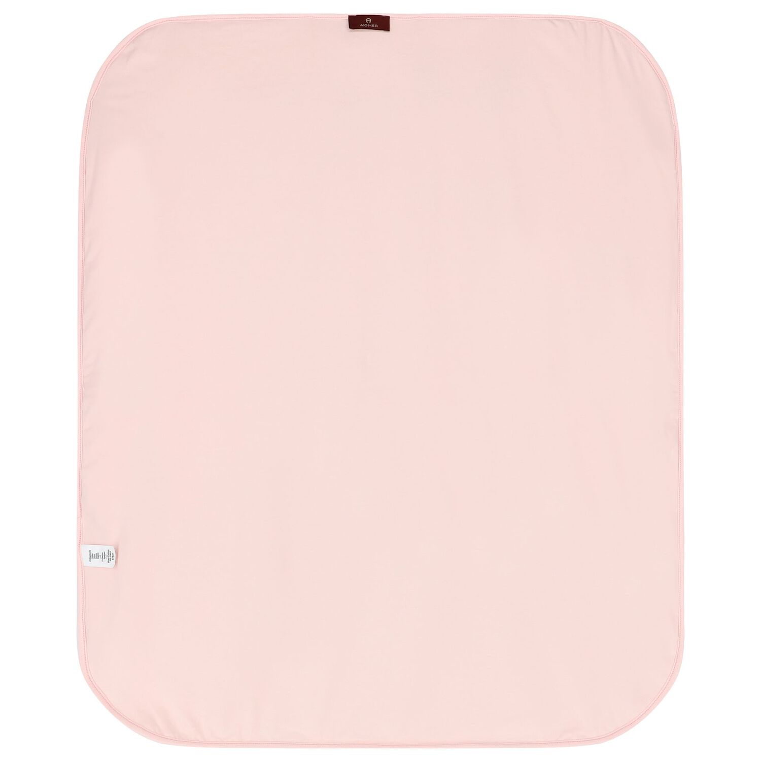 Baby Girls White & Pink Logo Blanket, 1, hi-res image number null