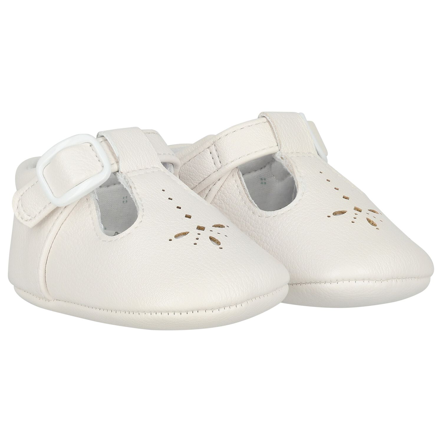 Baby Boys White Pre Walker Shoes, 2, hi-res image number null