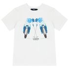 Boys White Logo T-Shirt, 1, hi-res