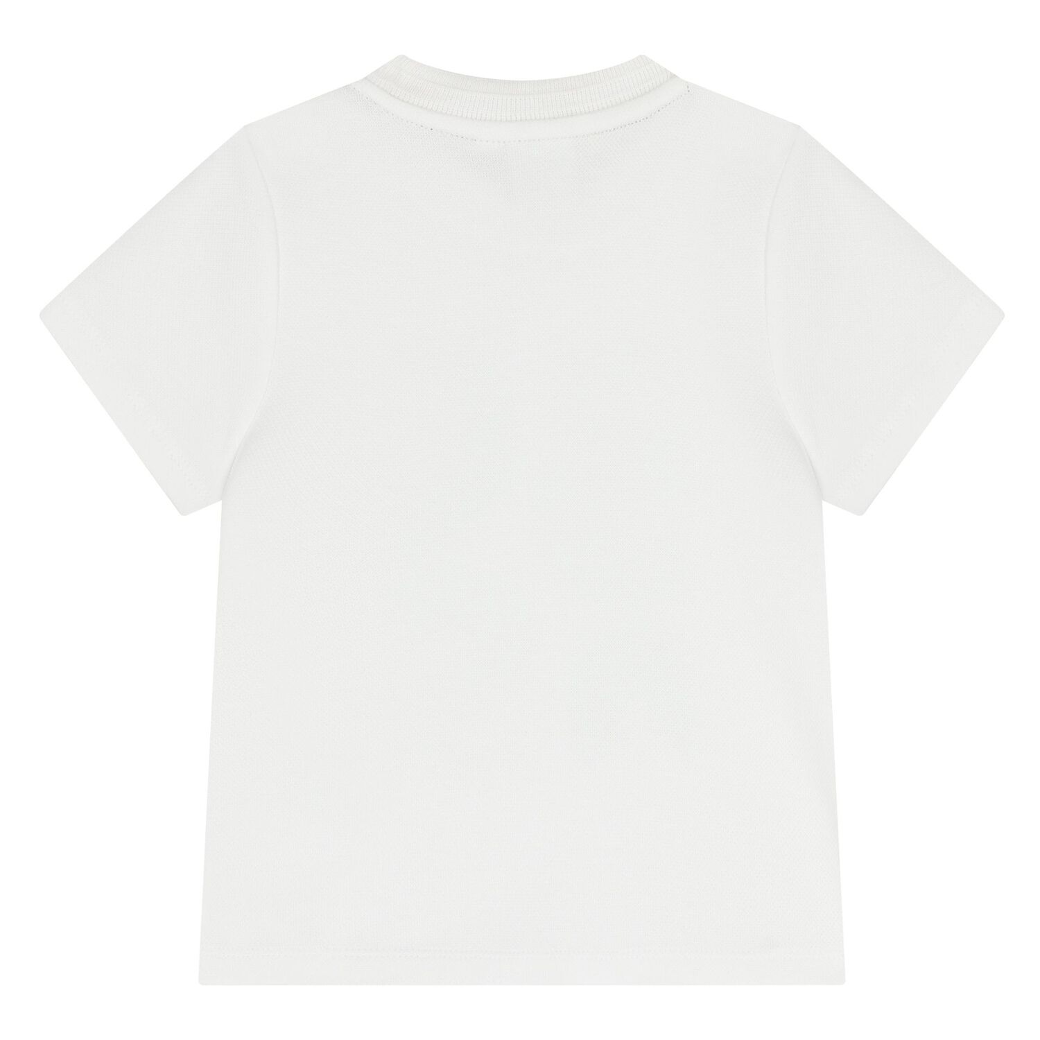 Younger Boys White Logo T-Shirt, 1, hi-res