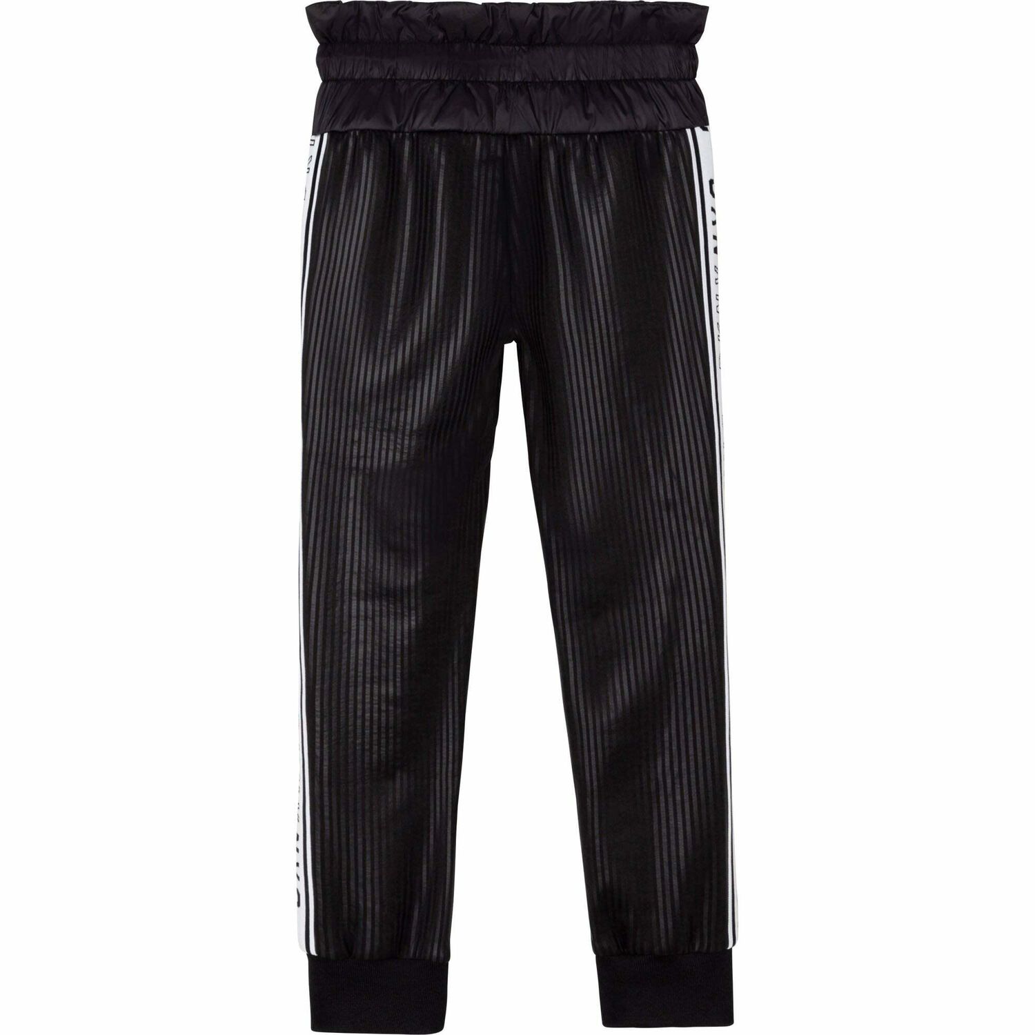 Girls Black Logo Joggers, 1, hi-res image number null