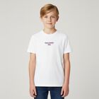 Boys White Logo T-Shirt, 3, hi-res