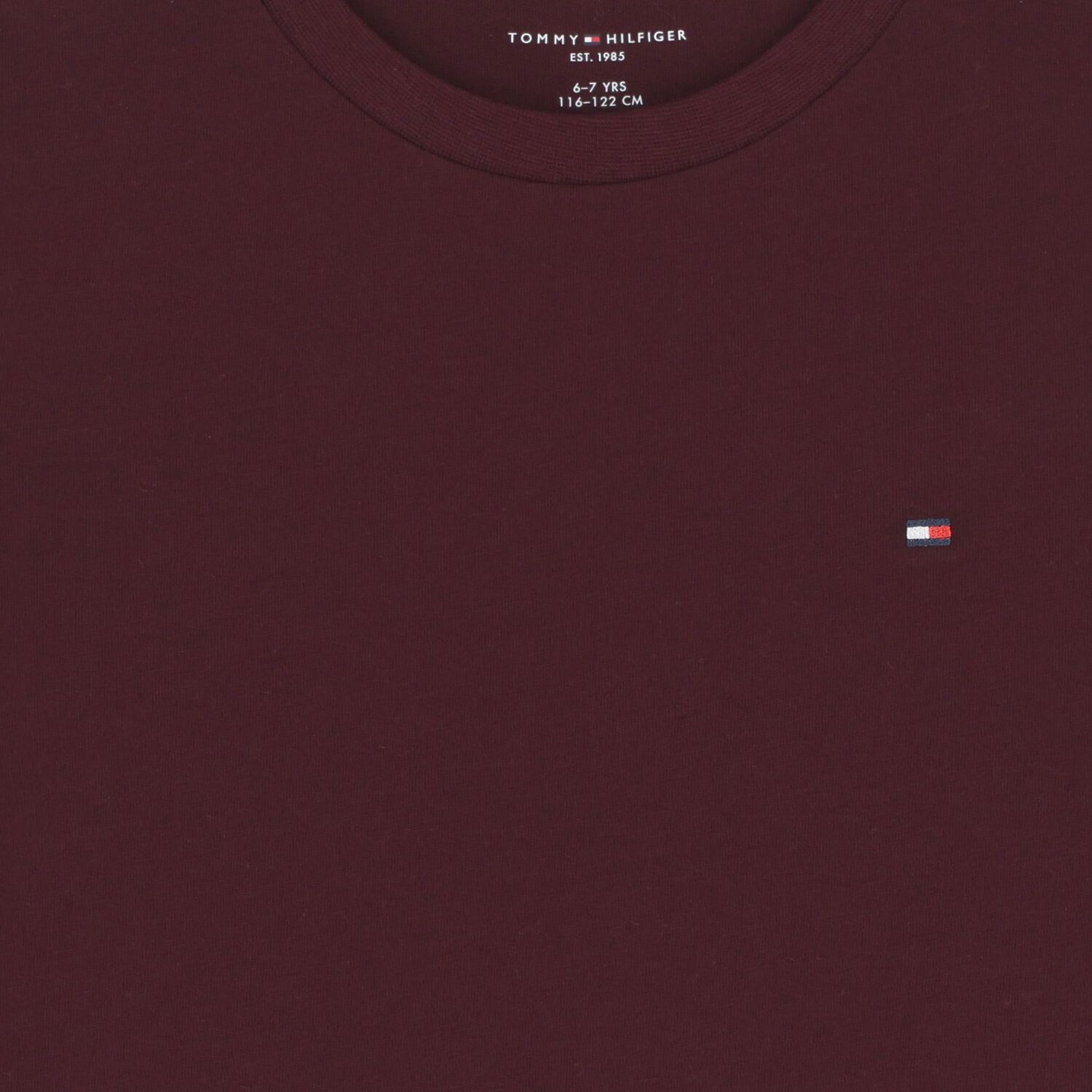 Boys Burgundy & White Cotton Logo T-Shirts ( 2-Pack ), 3, hi-res