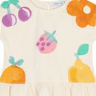 Younger Girls Ivory & Lilac Shorts Set, 1, hi-res