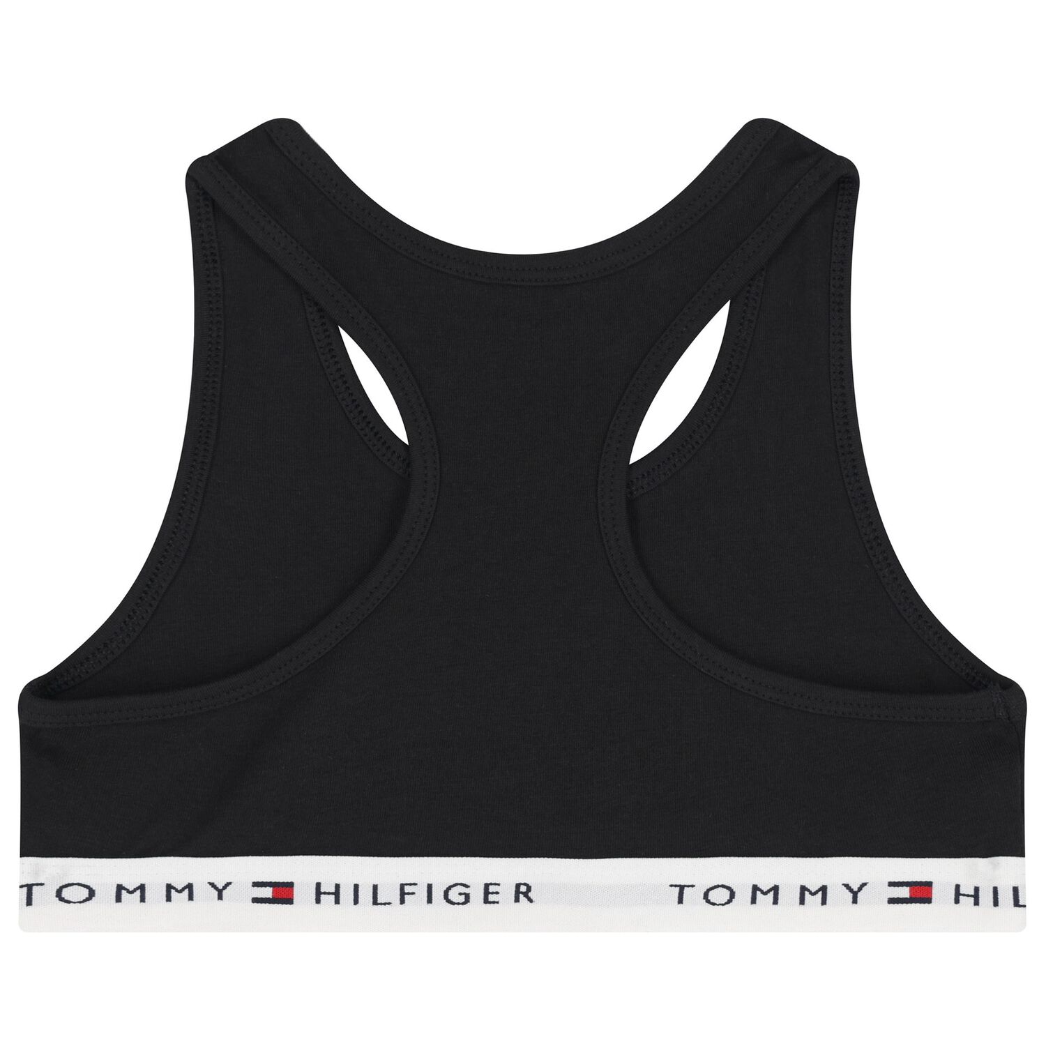 Girls Black & White Logo Bra Tops (2-Pack), 1, hi-res