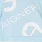 Boys Blue & White Babygrow, Hat & Bib Gift Set, 1, hi-res