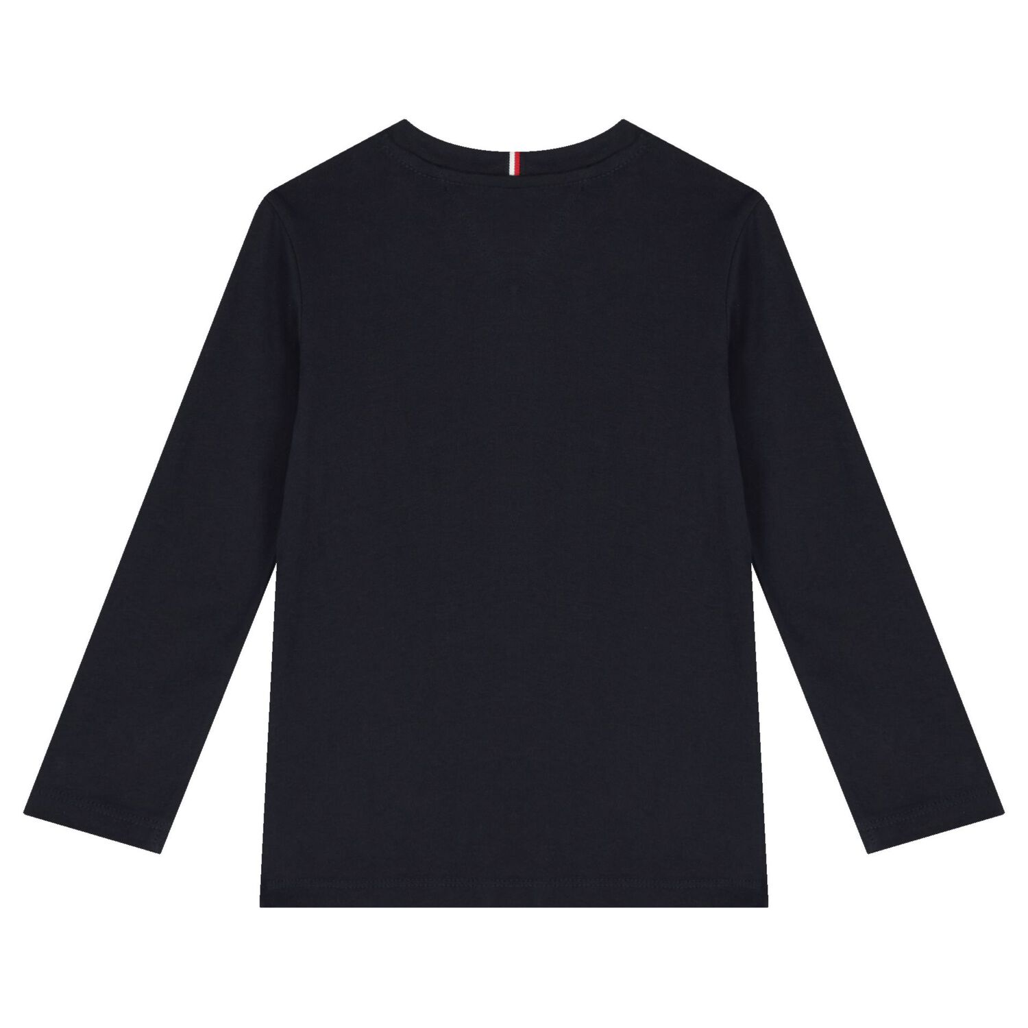 Boys Navy Blue Logo Long Sleeve Top, 2, hi-res image number null