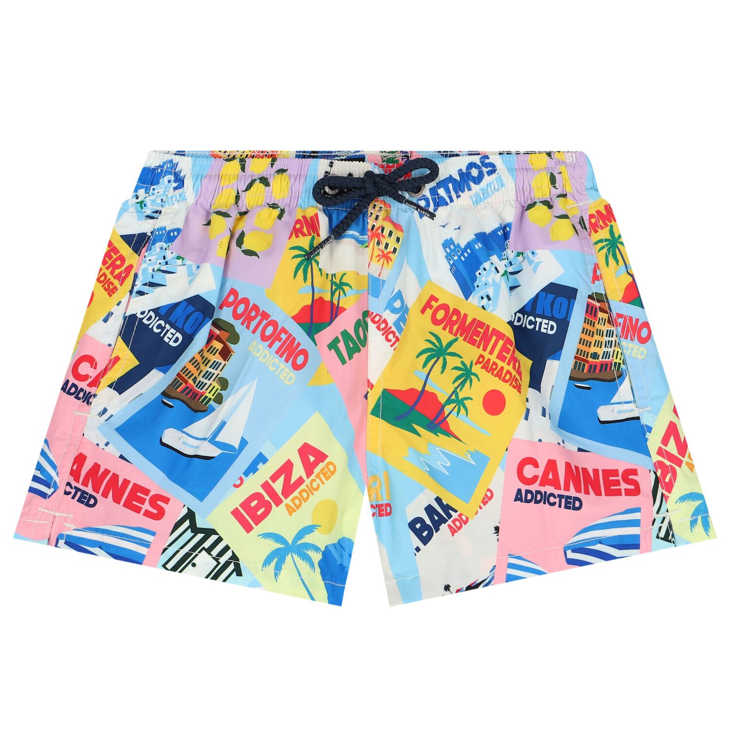 Boys Multi-Coloured Swim Shorts, 1, hi-res image number null