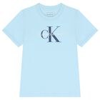 Boys Blue Logo T-Shirt, 3, hi-res