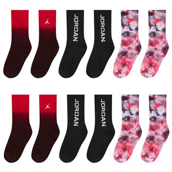 Red & Black Jordan Logo ( 3-Pack )