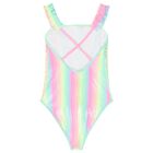 Girls Rainbow Embellished Swimsuit, 1, hi-res