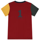 Boys Navy Blue & Red Logo T-Shirt, 2, hi-res