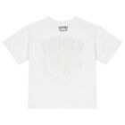 Boys White Tiger Logo T-Shirt, 2, hi-res
