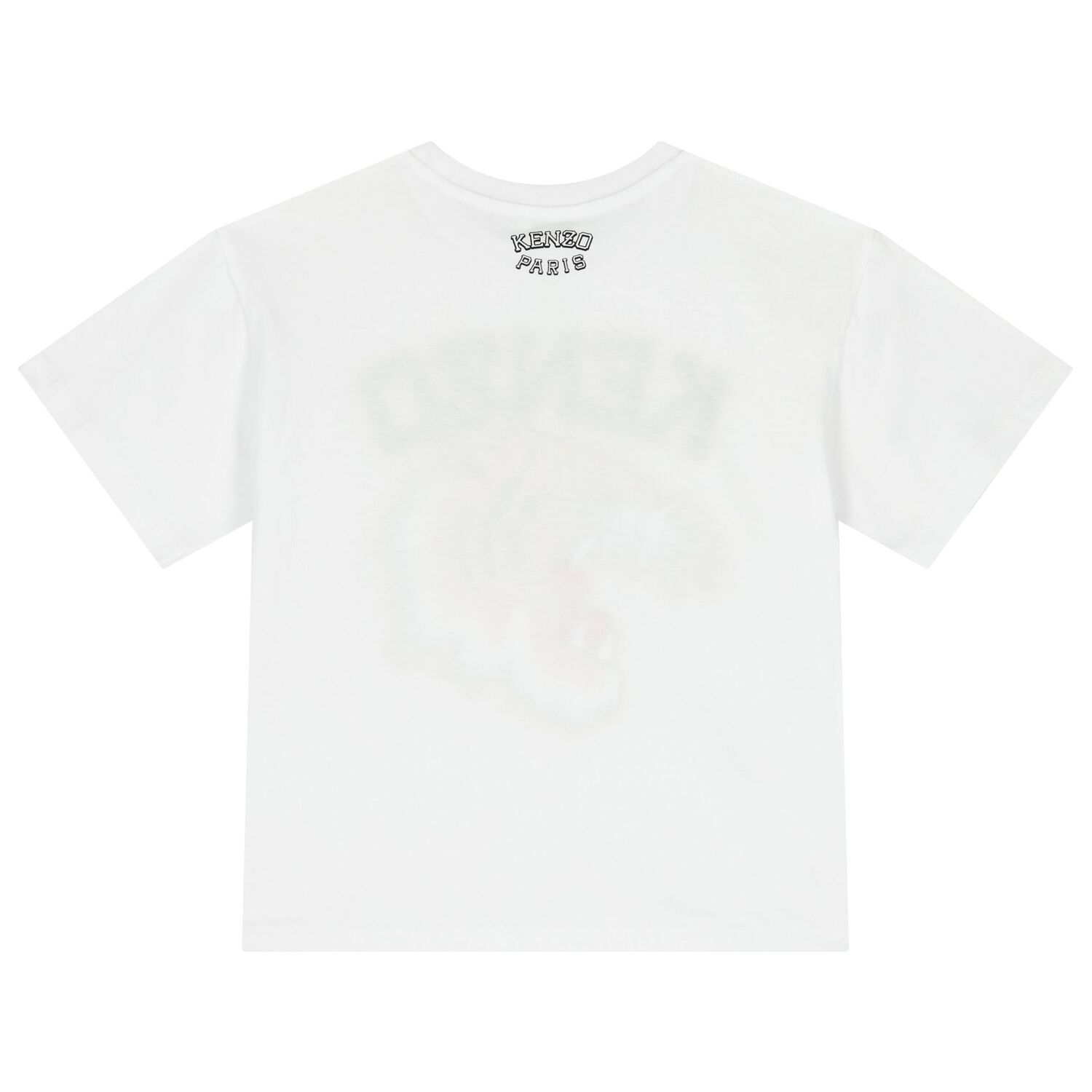 Boys White Tiger Logo T-Shirt, 2, hi-res image number null