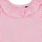 Girls Pink Striped Dress, 1, hi-res
