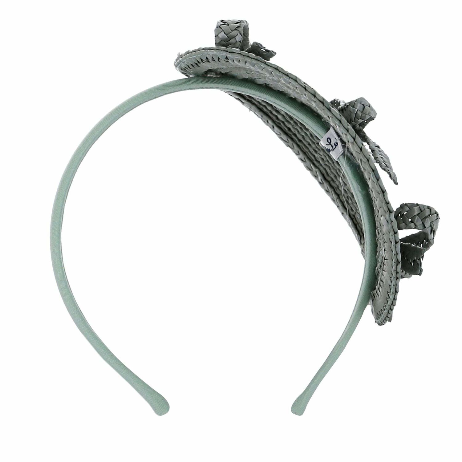 Girls Green Hat Headband, 1, hi-res