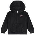 Girls Black Logo Skort Set, 1, hi-res