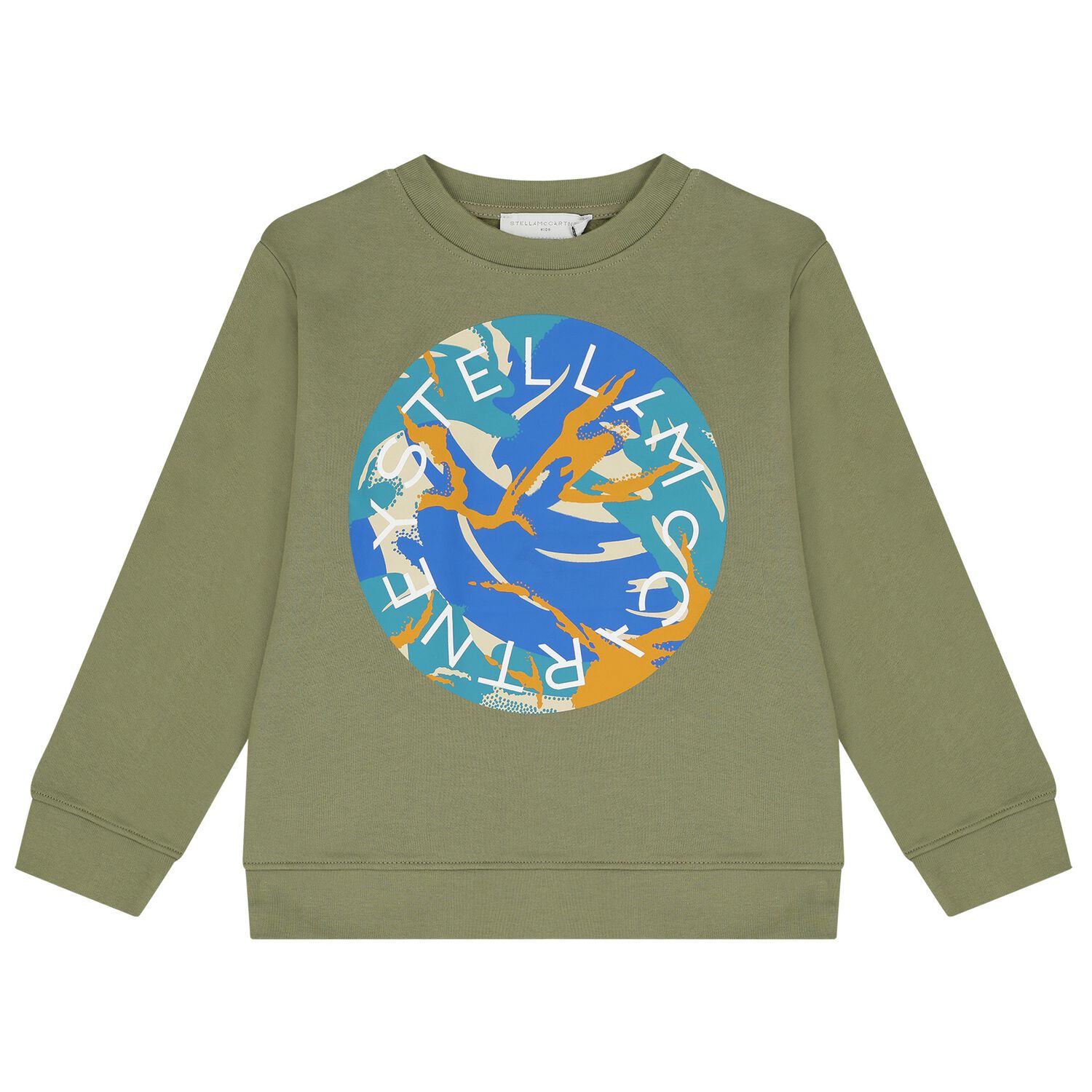 Boys Green Logo Sweatshirt, 1, hi-res image number null
