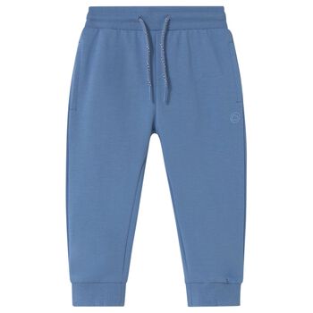 Younger Boys Blue Jersey Joggers