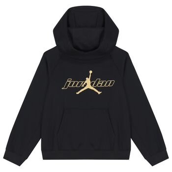 Nike Kids Boys Black Jordan Hooded Top, 1 Boys Black Jordan Hooded Top