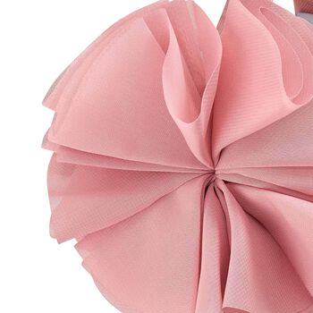 Girls Pink Flower Headband