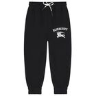 Boys Black EKD Logo Joggers, 1, hi-res